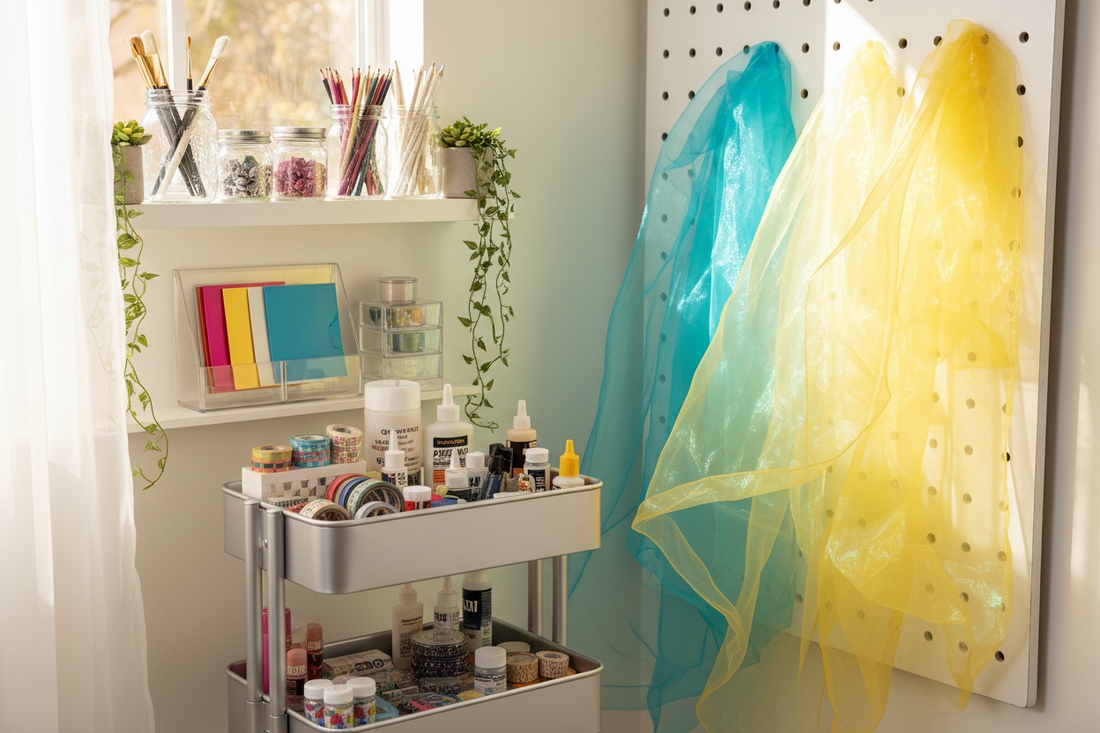 How to Create a Dreamy, Organized Craft Room from Scratch
