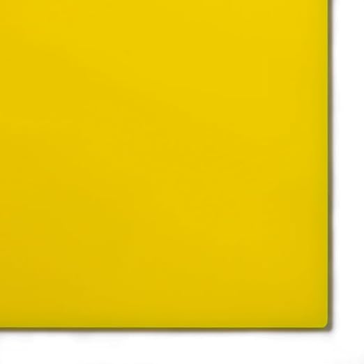 KastLite Colored Acrylic Sheets Nominal 12" x 18" - Plastic Sheet Easy to Cut, Saw, Shape, Laser Cut - Ideal for Arts & Crafts & DIY Projects- Durable, Lightweight, Scratch Resistant - Yellow 4 Pack