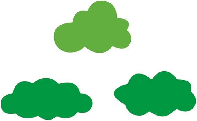 Cutting Dies for Card Making, Metal Scrapbooking Die-Cuts, DIY Bckground Frame Crafts Embossing Stencil, Paper Template Mold/Photo Album Arts Tool (3 Pcs Clouds-3.3x5.5cm)