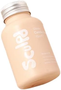 Sculpd Clear Glaze for Air Dry Clay and Acrylic Paint, Create Waterproof Pottery from Home, Gloss Candle Varnish