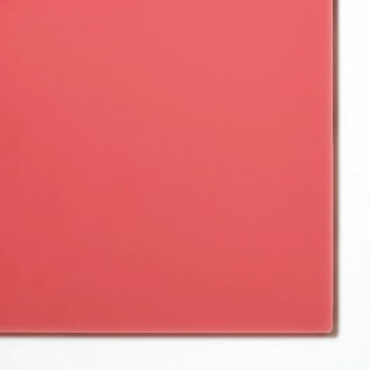 KastLite Colored Acrylic Sheets Nominal 6" x 12" - Plastic Sheet Easy to Cut, Saw, Shape, Laser Cut - Ideal for Arts & Crafts & DIY Projects- Durable, Lightweight, Scratch Resistant - Pink 8 Pack