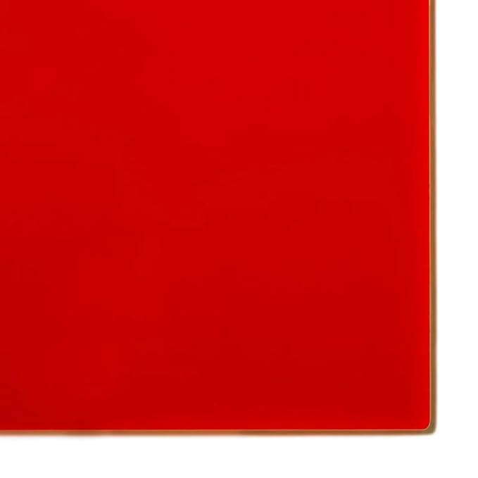 KastLite Colored Acrylic Sheets Nominal 6" x 12" - Plastic Sheet Easy to Cut, Saw, Shape, Laser Cut - Ideal for Arts & Crafts & DIY Projects- Durable, Lightweight, Scratch Resistant - Red 4 Pack