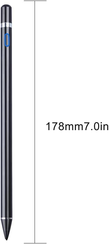 Stylus Pen for iOS Android Touch Screens Pencil Compatible with iPad/iPad Pro/Air/Mini/iPhone/Cellphone/Kindle/Apple Tablet Drawing Pencil (White)