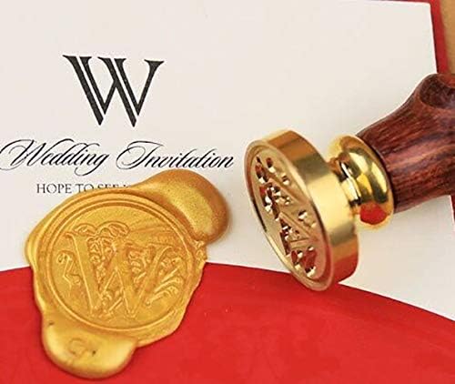 Vintage Custom Santa Claus Monogram Sealing Wax Seal Stamp Bronze Metal Handle Kit Custom Wedding Invitation Embellishment Christmas Gift Wrap Package Custom Logo Words Wax Seal Stamp Set