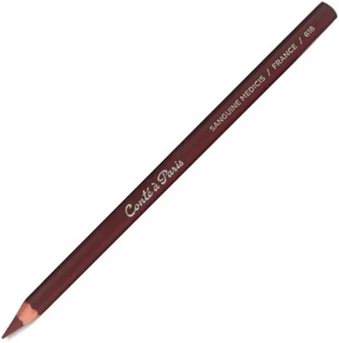 Conté à Paris Round Drawing Pencil - Sanguine Medicis