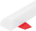 uxcell Flexible Molding Trim, 59 Inch Flexible Quarter Round Molding Silicone Peel and Stick Trim Self Adhesive Shower Water Barrier for Corner Decor Bathroom Kitchen, White