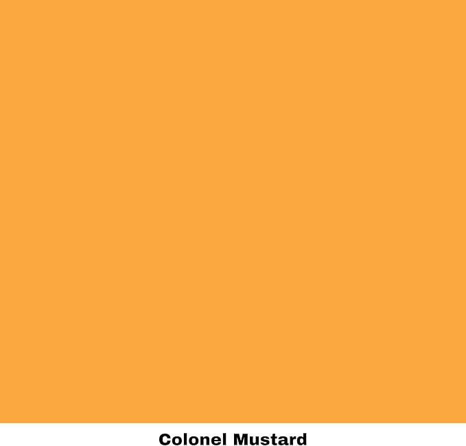Dixie Belle Paint Company Chalk Finish Furniture Paint - Colonel Mustard (8oz) - Matte Retro Yellow Chic Chalk Mineral DIY Furniture Paint