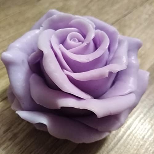 3D Rose Flower Silicone Mold Resin Epoxy Flower Molds Decorating Crafts Candle Wax Mold Mousse Cake Silicone Mould