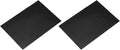 MECCANIXITY 2 Pcs Stained Glass Sheet Mosaic Tile 7.9 Inch x 5.9 Inch Black Stained Glass Sheets for Crafts DIY Art Project