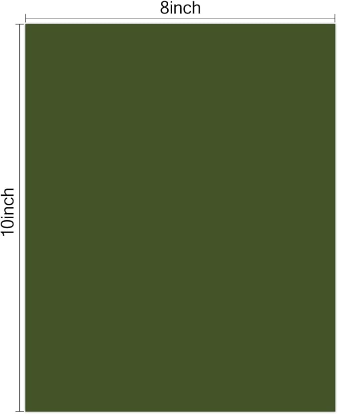 Golden State Art, 8x10 Matboard Mat Board Blanks - Assortment Color Uncut Mats for DIY Projects, Presentation Boards, Art Crafts (20 Pack)