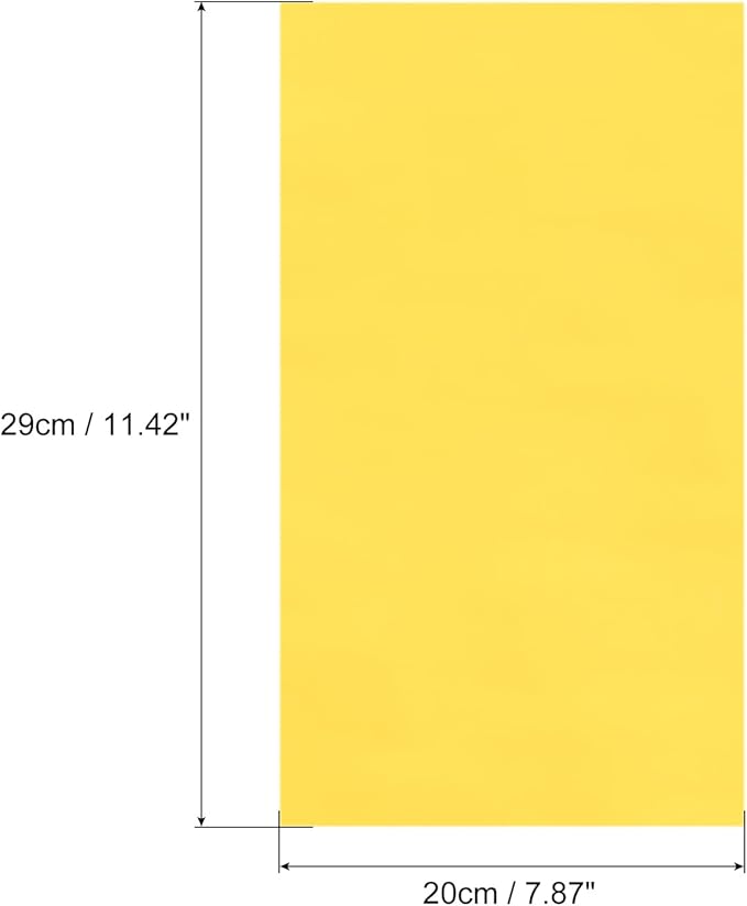 MECCANIXITY 50 Sheets Heat Reactive Foil, 20x29cm Gold Foil Transfer Sheets Toner Reactive Foil Transfer Foil Sheets Hot Foil Stamping Paper for Crafts DIY Cardmaking Album Decoration