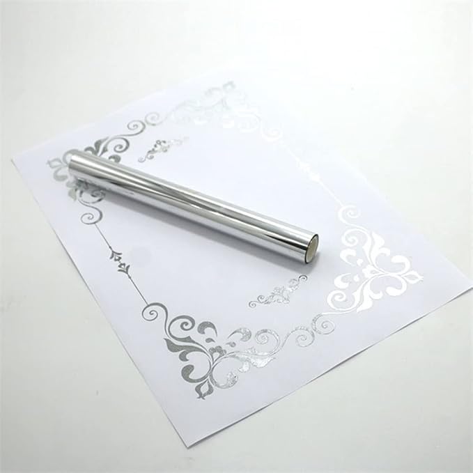 7PCS Toner Reactive Foil Roll,Use with Laminator Laser Printer,Paper Holographic Heat Transfer Crafts Foil Roll for Scrapbooking Crafting Cardstock Hot Stamping Holographic Heat Transfer DIY Crafts