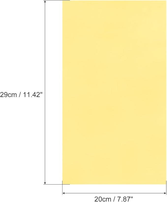 MECCANIXITY 50 Sheets Heat Reactive Foil, 20x29cm Matte Gold Foil Transfer Sheets Toner Reactive Foil Transfer Foil Sheets Hot Foil Stamping Paper for Crafts DIY Cardmaking Album Decoration