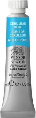 Winsor & Newton Professional Water Colour Paint, 0.17-oz Tube, Cerulean Blue