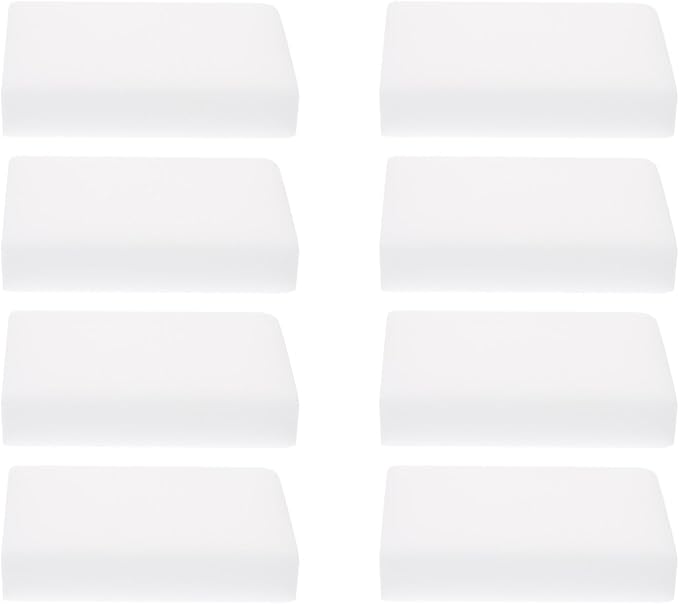 Tofficu 32 Pcs High Density Sponge Blocks for Needle Felting, DIY Crafts, Jewelry Making, and Heat Shrinkable Accessories, 3.93x2.36x3.14 Inch, White Paint Sponges