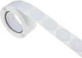 HAHIYO 1Inch 500Pcs White Kraft Label Sticker Roll - Round, Blank, Permanent Adhesive Dot Sticker for Jar, Canning, Price Tag, Store Organizing