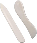 WUTA Premium Folder Paper Creaser Set Folding Scoring Burnishing Crafting Scrapbooking Tool for DIY Bookbinding and Paper Crafts (Straight Shape + Arc Shape)