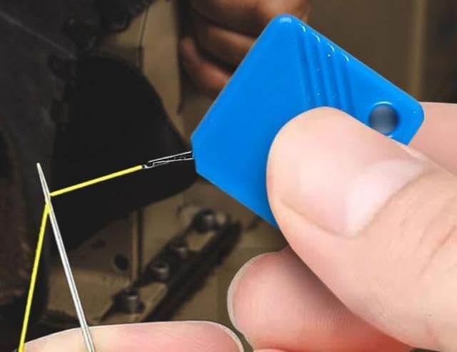 Automatic Needle Threaders for Hand Sewing, 2025 Upgrade Embroidery Floss, Sewing Machine Needle Threader, Sewing Supplies Tool, Fits All Needle Sizes (5, Color)