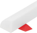 uxcell 197 Inch Flexible Quarter Round Molding Silicone Peel and Stick Trim Self Adhesive Shower Water Barrier for Corner Decor Bathroom Kitchen, White