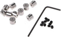 10 Pcs Pin Pin Safe Locks Pin Backs Clasp Locking Pin Keeper Backs Brooch Pin Locking Pin Backs with Wrench Tool Pin Backs