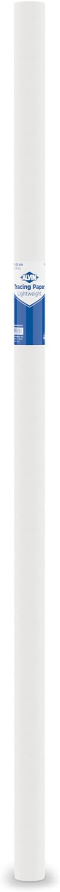 ALVIN 55W-F Lightweight Tracing Paper Roll, White, Suitable with Ink, Charcoal, Felt Tip Pen, for Sketching or Detailing - 36 Inches, 20 Yards, 1-inch Core