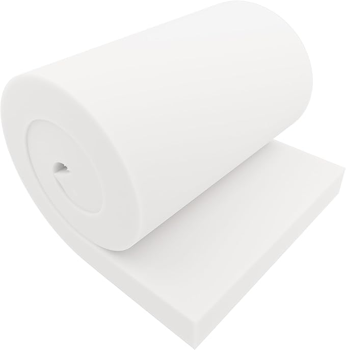 GoTo Foam 3" Height x 30" Width x 72" Length 35ILD (Semi-Firm) Upholstery Cushion Made in USA