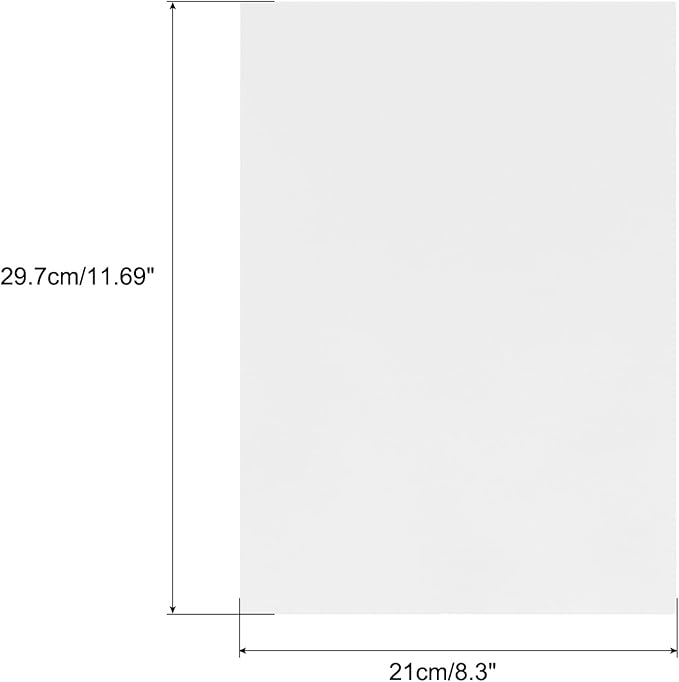 MECCANIXITY Colored Vellum Paper, 40 Sheet Silver Transparency 11.7 x 8.2 Printable Vellum Paper, Translucent Vellum Sheets for Printing Wedding Invitations, Ink Jet Laser Printer