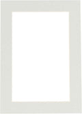 11x14 Mat for 8.5x11 Photo - Precut Grey Picture Matboard for Frames Measuring 11 x 14 Inches - Bevel Cut to Display Art 8.5 x 11 Inches - Acid Free ONE MAT with Backing Board & Clear Bag