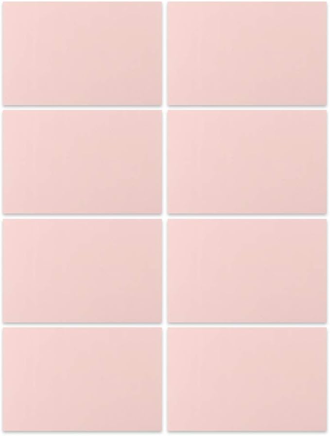 SGHUO 8pcs 4"x6" Rubber Carving Blocks, Soft Linoleum Block for Printmaking, Rectangle Linocut Blocks Stamp Carving Tools, Easy Cut Lino Blocks Crafts Making Kit (Pink)