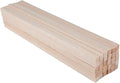 30 Pack Square Wood Dowel Rods 3/8x3/8x12 Inch Balsa Wood Sticks Natural Wood Color Unfinished Wood for Cricut Maker Make Models of House Airplane Ship Boat DIY Wooden(10x10x305mm)