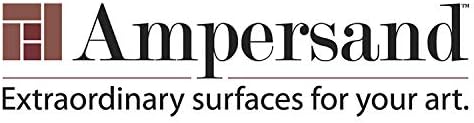 Ampersand Art Supply Wood Gesso Art Painting Panel: Canvas Texture, 1.5 Inch Cradle, 12" x 16"