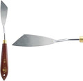 Creative Mark Stainless Steel Palette Knife Painting Tools - Paint Palette with Wooden Handle - Variety of Shapes and Sizes - 38T, 2-3/4 in