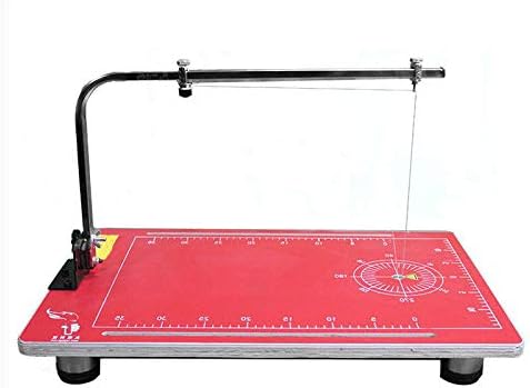 110V Hot Wire Foam Cutter with Scale, 22.8" ×15 ", 36W Professional Heat Cutting Machine for Foam, Sponge, EPE, Ribbon, KT Board, Adjustable Angle and Temperature