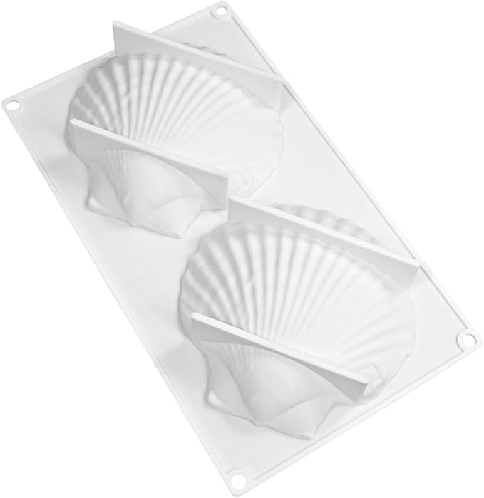 mostsom Big Sea Shell Silicone Baking Mold for Baking 3D Bakeware Chocolate Mold Cupcake Pan Cake DIY Muffin Kitchen Tool
