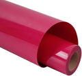guangyintong Rose Red Heat Transfer Vinyl HTV Rolls, 12" x 8ft Rose Red Iron on Vinyl for T-Shirts Glossy Surface Rose Red HTV Vinyl for All Cutter Machines Easy to Cut & Weed for Heat Vinyl Design