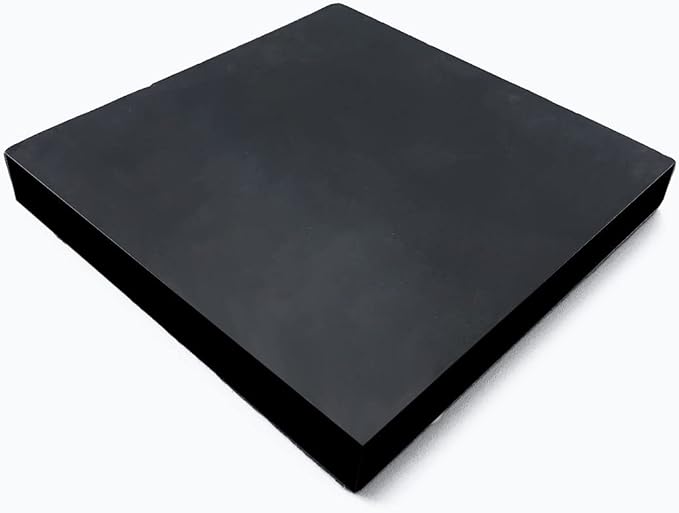 MIKMAYTOO Rubber Bench Block Jeweler's Rubber Bench Block Rubber Stamping Block for Hammering, Shaping, Chasing, Flattening Metals (100 * 100 * 15mm)