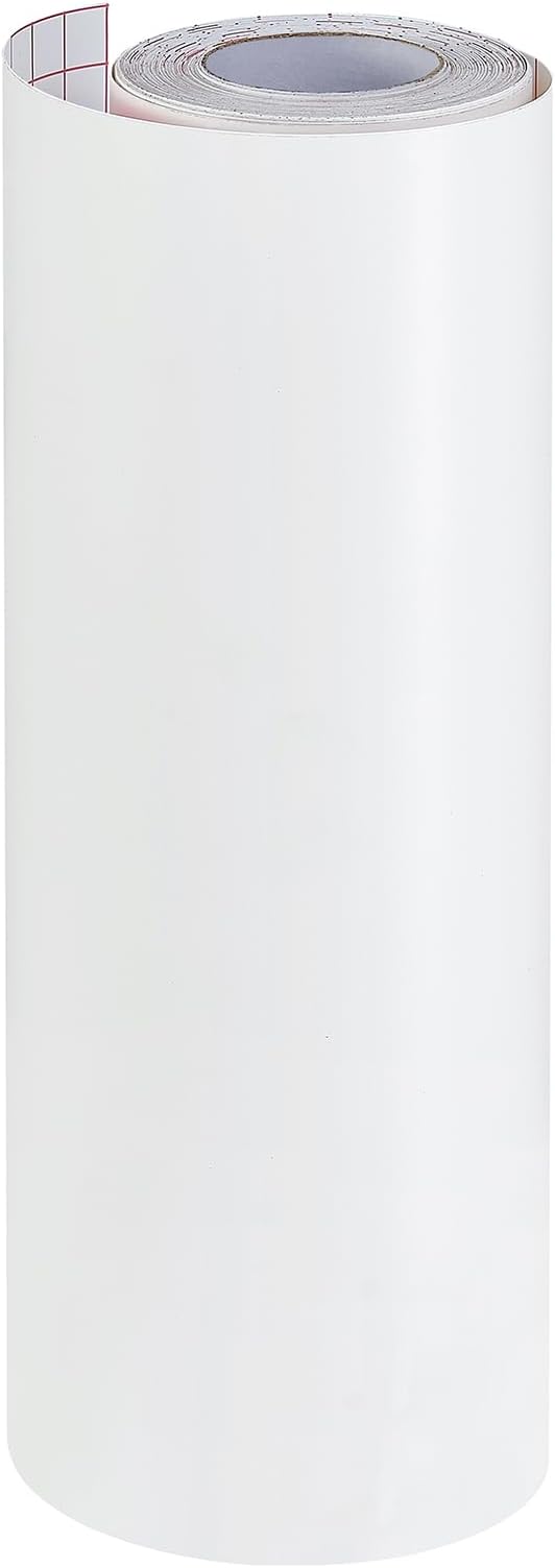 Ant Smart Adhesive Permanent Vinyl Compatible with Cricut Explore and Maker Series Without Cutting Mats, Create DIY Projects, Decals, Stickers & More (Matte White, 13inch x 50ft)