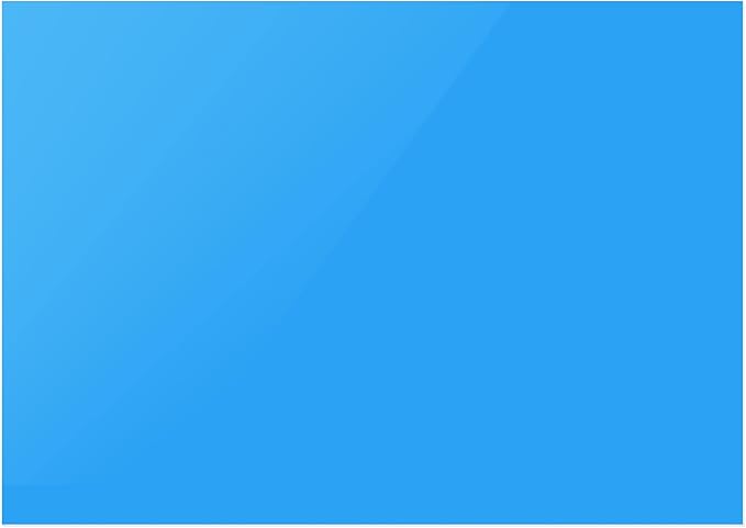 uxcell 4Pcs A4 Gel Light Lighting Filter Overlay Transparent Color Correction Plastic Vinyl PVC Sheets Photography Television Blue,0.3mm