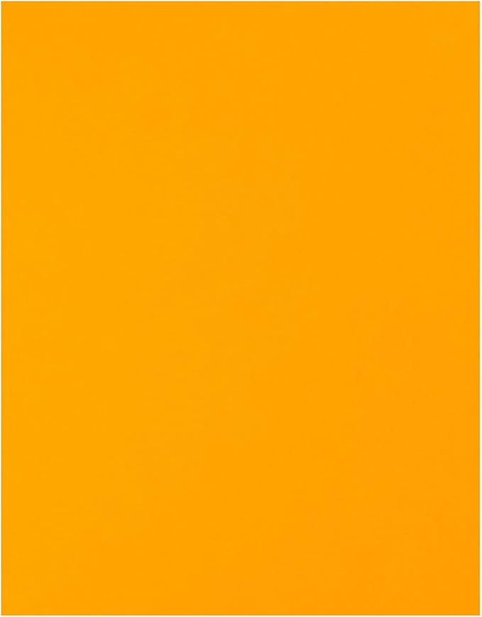 PA Paper Accents Stash Builder Cardstock 8.5" x 11" School Bus Yellow, 65lb Colored cardstock Paper for Card Making, Scrapbooking, Printing, Quilling and Crafts, 25 Piece Pack