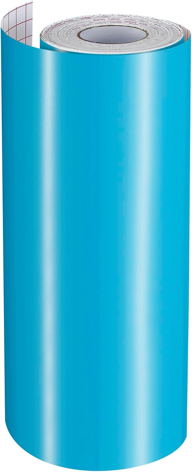Ant Smart Adhesive Permanent Vinyl Compatible with Cricut Explore and Maker Series Without Cutting Mats, Create DIY Projects, Decals, Stickers & More (Light Blue, 13inch x 100ft)