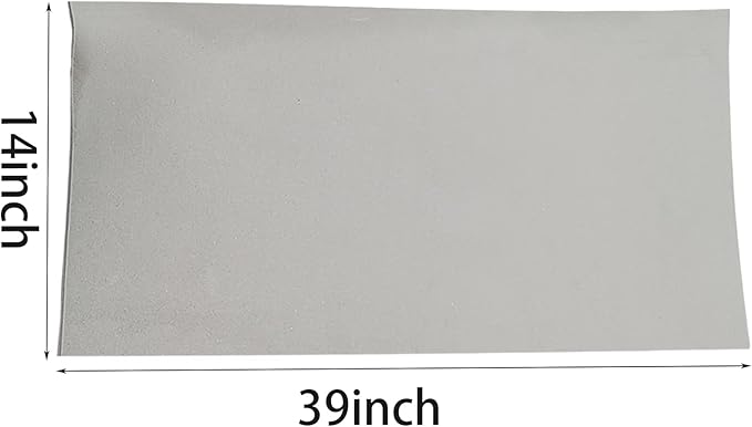 Labzhang Grey EVA Foam Cosplay, 1 Piece of 4mm Craft Foam,Cosplay Foam, 14" x 39" Ultra-high Density 80 kg/m3 EVA Foam Sheets (Grey-4mm)