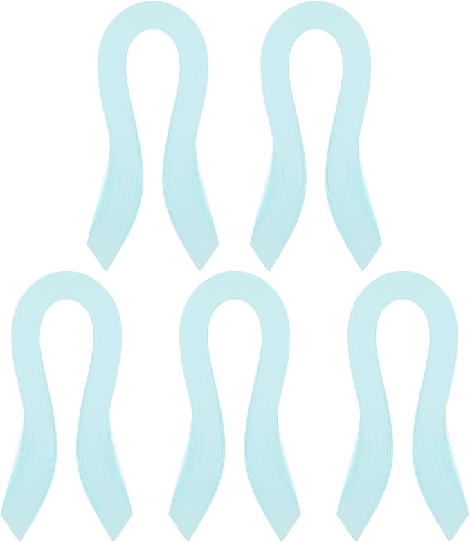 PATIKIL Quilling Strips Paper 600pcs 1.5mm 39cm Origami Paper Quilling Kits for Art DIY Hand Craft Christmas, Light Blue