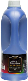 Creative Inspirations Acrylic Paint - Ultramarine Blue - 1.8 Liter - Smooth & Creamy Consistency, Vibrant Pigmentation, Great Coverage for Artists - Clean Up with Soap & Water