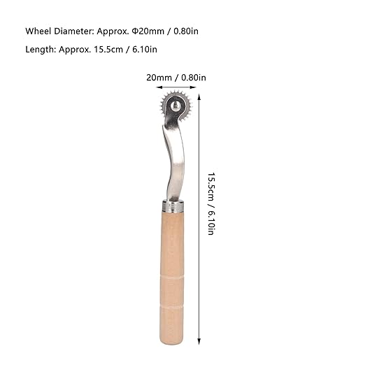 Oumefar 5Pcs Tracing Wheel Paper Perforator Tracing Wheel Serrated Tracing Wheel Serrated Tracing Wheel for Punching Marking, Sewing Tracing Wheel for Sewing Patterns