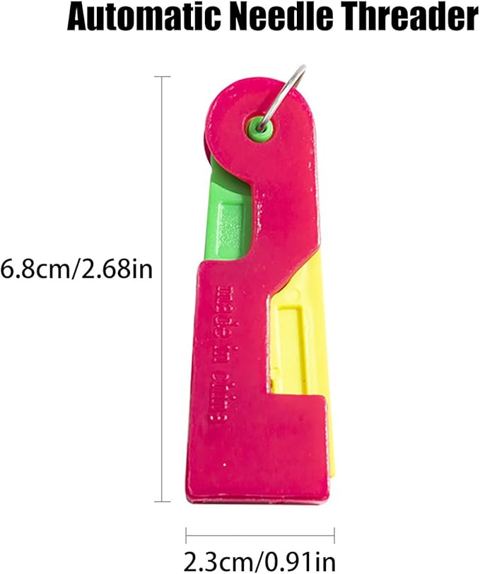 Automatic Needle Threader - 2025 New Plastic Quick-Loop Device for Hand Sewing, Embroidery, & Cross-Stitch Crafts, Universal Compatibility Across Various Sewing Machines (6)