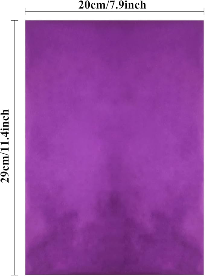 Briartw 20x29cm Hot Foil Paper 50 Sheets Pack Toner Reactive Foil Hot Stamping Foil Paper by Laser Printer and Laminator for Scrapbooking Craft Cardmaking DIY Album (Purple, 100 Sheets)