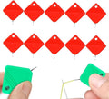 Automatic Needle Threaders for Hand Sewing, 2025 Upgrade Embroidery Floss, Sewing Machine Needle Threader, Sewing Supplies Tool, Fits All Needle Sizes (10, Red)
