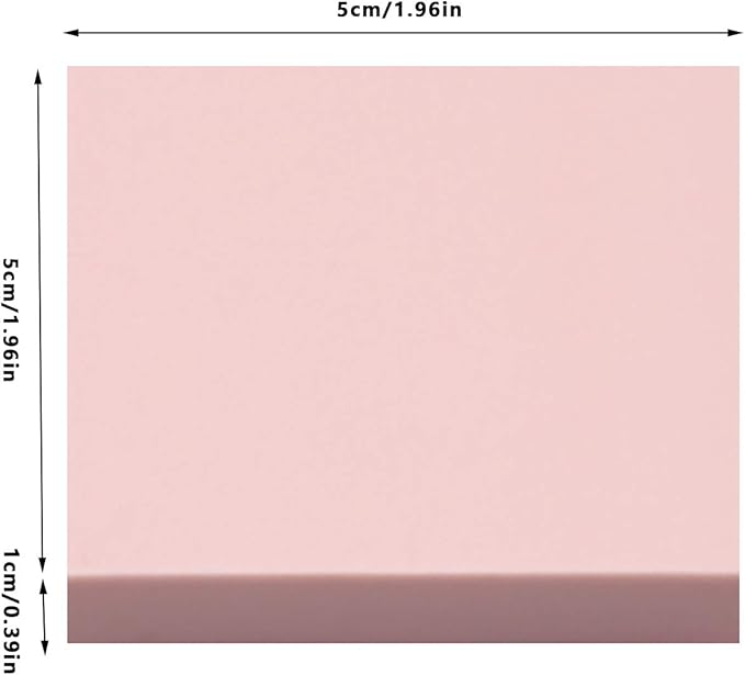 8 Pcs 2"x2" Pink Rubber Carving Blocks for Stamp Soft Rubber Crafts, Soft and Easy to Carve (Square)