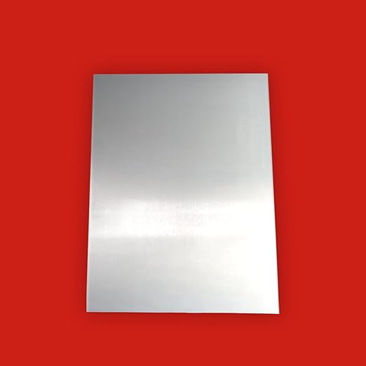 Metoro 2 Pack .250 x 12 x 8 Aluminum Sheet Plate - Grade 5052 | Durable & Versatile Metal for DIY, Industrial, Signage, Prototyping | Corrosion-Resistant, Weldable, and Strong (2, 1/4" x 12" x 8")