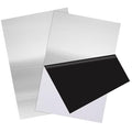 2Pcs 304 Stainless Steel Sheets Metal 8" x 12" x 1/64" (0.50MM) Inch 304 Stainless Steel Plates 24 Gauge Stainless Steel Shim Stock Plates Metal Sheets for Crafting, Stovetop, Snow Frosted Surface